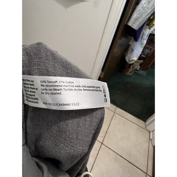 Eileen Fisher Gray Pull On Pants Drawstring Waist Straight Leg Sz 3x Minimalist - Picture 7 of 7